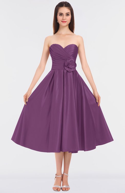ColsBM Kallie Argyle Purple Gorgeous A-line Strapless Sleeveless Flower Bridesmaid Dresses