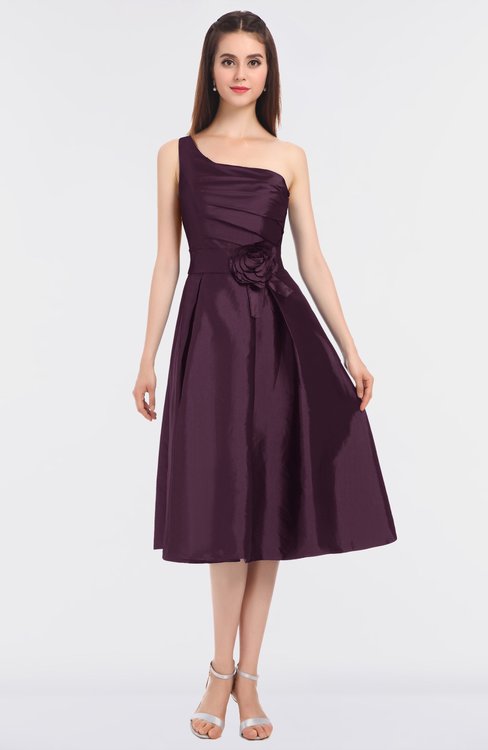 ColsBM Ellison Plum Mature A-line Asymmetric Neckline Sleeveless Zip up Bridesmaid Dresses