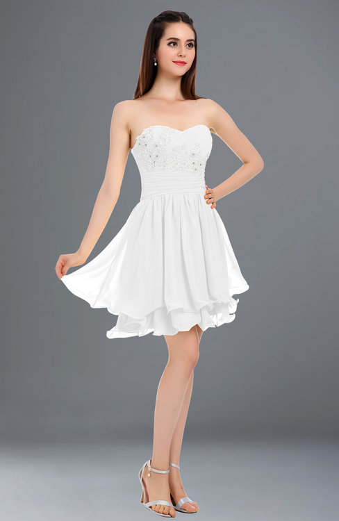 ColsBM Makenna White Bridesmaid Dresses - ColorsBridesmaid