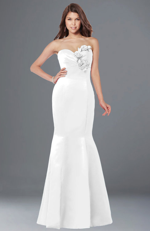 ColsBM Linda White Bridesmaid Dresses - ColorsBridesmaid