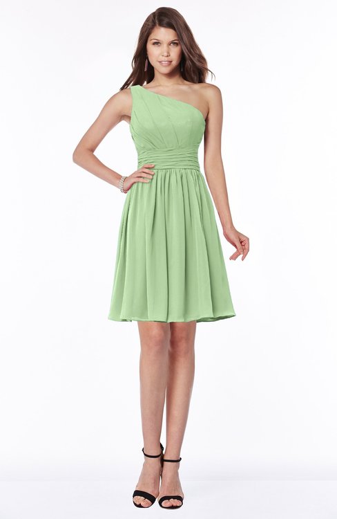 Affordable Bridesmaid Dresses US$60.00 - US$69.99 Sage Green color Winter  Plus Size Casual Fashion/Modern Romantic online - ColorsBridesmaid