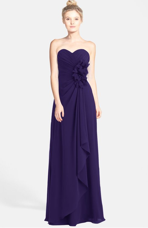 strapless open back dress Purple wedding dresses lace ball gown prom dress off the shoulder for –  classygown