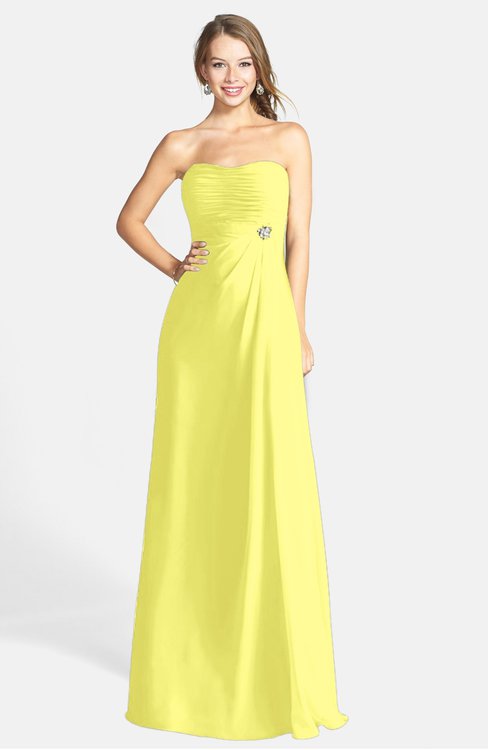 ColsBM Adley Pale Yellow Bridesmaid Dresses - ColorsBridesmaid
