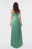 ColsBM Libby Beryl Green Romantic Empire Chiffon Tea Length Ruffles Bridesmaid Dresses