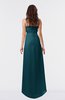 ColsBM Libby Blue Green Romantic Empire Chiffon Tea Length Ruffles Bridesmaid Dresses