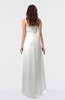 ColsBM Libby Cloud White Romantic Empire Chiffon Tea Length Ruffles Bridesmaid Dresses
