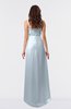 ColsBM Libby Illusion Blue Romantic Empire Chiffon Tea Length Ruffles Bridesmaid Dresses