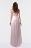 ColsBM Libby Pale Lilac Romantic Empire Chiffon Tea Length Ruffles Bridesmaid Dresses