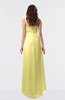 ColsBM Libby Pastel Yellow Romantic Empire Chiffon Tea Length Ruffles Bridesmaid Dresses