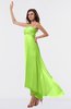 ColsBM Libby Sharp Green Romantic Empire Chiffon Tea Length Ruffles Bridesmaid Dresses