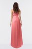 ColsBM Libby Shell Pink Romantic Empire Chiffon Tea Length Ruffles Bridesmaid Dresses