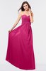 ColsBM Danica Beetroot Purple Simple Sheath Sweetheart Backless Floor Length Pleated Bridesmaid Dresses