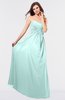ColsBM Danica Blue Glass Simple Sheath Sweetheart Backless Floor Length Pleated Bridesmaid Dresses