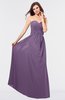 ColsBM Danica Chinese Violet Simple Sheath Sweetheart Backless Floor Length Pleated Bridesmaid Dresses