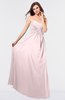 ColsBM Danica Petal Pink Simple Sheath Sweetheart Backless Floor Length Pleated Bridesmaid Dresses