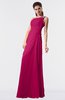ColsBM Moriah Beetroot Purple Simple Sheath Sleeveless Chiffon Floor Length Sequin Bridesmaid Dresses