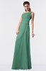 ColsBM Moriah Beryl Green Simple Sheath Sleeveless Chiffon Floor Length Sequin Bridesmaid Dresses