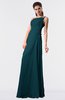 ColsBM Moriah Blue Green Simple Sheath Sleeveless Chiffon Floor Length Sequin Bridesmaid Dresses