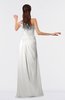 ColsBM Moriah Cloud White Simple Sheath Sleeveless Chiffon Floor Length Sequin Bridesmaid Dresses