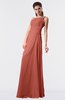 ColsBM Moriah Crabapple Simple Sheath Sleeveless Chiffon Floor Length Sequin Bridesmaid Dresses