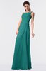 ColsBM Moriah Emerald Green Simple Sheath Sleeveless Chiffon Floor Length Sequin Bridesmaid Dresses