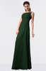 ColsBM Moriah Hunter Green Simple Sheath Sleeveless Chiffon Floor Length Sequin Bridesmaid Dresses