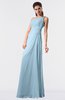 ColsBM Moriah Ice Blue Simple Sheath Sleeveless Chiffon Floor Length Sequin Bridesmaid Dresses