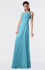 ColsBM Moriah Light Blue Simple Sheath Sleeveless Chiffon Floor Length Sequin Bridesmaid Dresses
