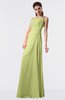 ColsBM Moriah Lime Green Simple Sheath Sleeveless Chiffon Floor Length Sequin Bridesmaid Dresses
