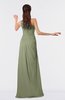ColsBM Moriah Moss Green Simple Sheath Sleeveless Chiffon Floor Length Sequin Bridesmaid Dresses