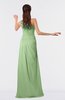 ColsBM Moriah Sage Green Simple Sheath Sleeveless Chiffon Floor Length Sequin Bridesmaid Dresses