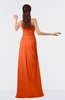 ColsBM Moriah Tangerine Simple Sheath Sleeveless Chiffon Floor Length Sequin Bridesmaid Dresses