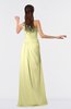 ColsBM Moriah Wax Yellow Simple Sheath Sleeveless Chiffon Floor Length Sequin Bridesmaid Dresses