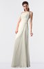 ColsBM Moriah Whisper White Simple Sheath Sleeveless Chiffon Floor Length Sequin Bridesmaid Dresses