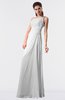 ColsBM Moriah White Simple Sheath Sleeveless Chiffon Floor Length Sequin Bridesmaid Dresses