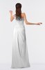 ColsBM Moriah White Simple Sheath Sleeveless Chiffon Floor Length Sequin Bridesmaid Dresses