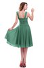 ColsBM Marina Beryl Green Informal Zipper Chiffon Knee Length Sequin Bridesmaid Dresses
