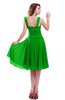 ColsBM Marina Classic Green Informal Zipper Chiffon Knee Length Sequin Bridesmaid Dresses