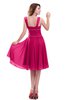 ColsBM Marina Fandango Pink Informal Zipper Chiffon Knee Length Sequin Bridesmaid Dresses