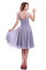 ColsBM Marina Pastel Lilac Informal Zipper Chiffon Knee Length Sequin Bridesmaid Dresses