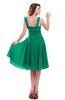 ColsBM Marina Pepper Green Informal Zipper Chiffon Knee Length Sequin Bridesmaid Dresses
