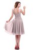 ColsBM Marina Petal Pink Informal Zipper Chiffon Knee Length Sequin Bridesmaid Dresses
