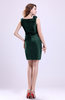 ColsBM Myra Dark Green Modest Column Sleeveless Taffeta Ruching Graduation Dresses