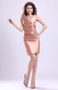 ColsBM Myra Pastel Pink Modest Column Sleeveless Taffeta Ruching Graduation Dresses