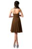 ColsBM Holly Brown Simple A-line Sleeveless Zipper Chiffon Graduation Dresses