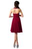 ColsBM Holly Dark Red Simple A-line Sleeveless Zipper Chiffon Graduation Dresses