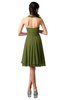 ColsBM Holly Olive Green Simple A-line Sleeveless Zipper Chiffon Graduation Dresses