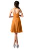 ColsBM Holly Orange Simple A-line Sleeveless Zipper Chiffon Graduation Dresses