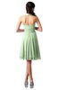 ColsBM Holly Pale Green Simple A-line Sleeveless Zipper Chiffon Graduation Dresses