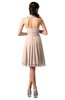 ColsBM Holly Peach Puree Simple A-line Sleeveless Zipper Chiffon Graduation Dresses